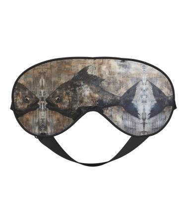 Fish Soft Sleep Eye Mask Female Breathable Eye Patch Perfect for Travel and Relaxation