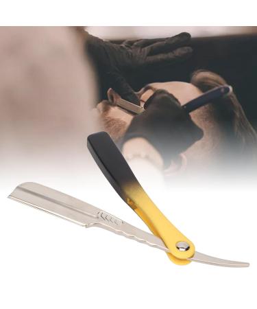 Premium Straight Edge Razor for Men - Manual Hair Cutting Trimmer & Gradient Blade for Eyebrows & Beards - Silver - Buy Online on SooperMarket.com