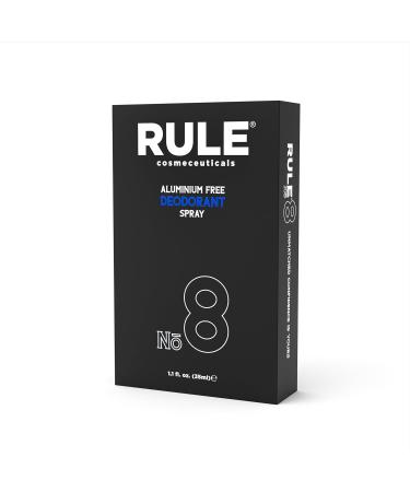 Buy RULE Body Spray Deodorant for Men - Aluminum Free Natural Ingredients Long Lasting Odor Neutralizer Vegan & Cruelty-Free - 1.1 oz - Buy Online on SooperMarket.com