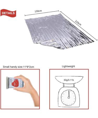 Buy Baij Rescue Ceilings - 9pcs Multifunctional Thermal Blankets for Emergency Survival & Outdoor Safety | First Aid Kit Essential - Buy Online on SooperMarket.com