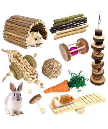 Runfar shop hamster toy toy kitzeiten natural wood rabbits toy Exercise Bell roller tooth care molery toys for hamsters chinchilla rabbits guinea pig cub