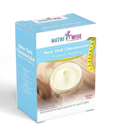 NutriWise - Cheesecake Shake & Pudding | High Protein, Low Carb, Low Sugar, Low Fat (7/Box)