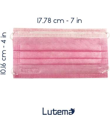 Buy 3-Ply Breathable Disposable Face Masks - Flamingo Pink | Made in USA | Comfortable Ear Loops | 50pcs x 10 Packs | Dust & Air Pollution Protection - Buy Online on SooperMarket.com