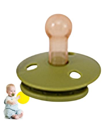 Bexdug 4 PCs Beißring Schnuller pacifier silicone bite ring for toddlers |1 pack of silicone baby pacifier toys for 6 months-3 years old 4 PCs green