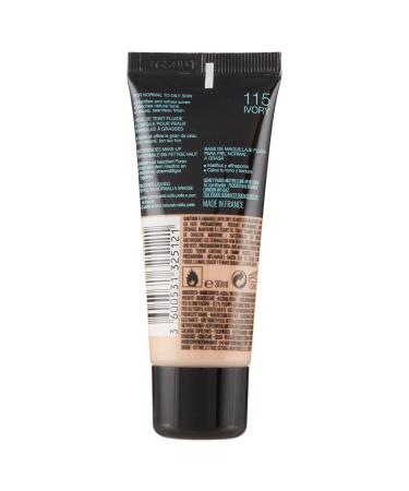 Maybelline Fit Me Matte Foundation 115 Ivory - Refines Pores | 30ml | International Shipping Available - Buy Online on SooperMarket.com