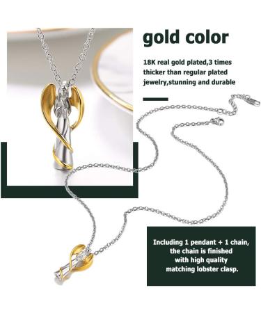 Personalized Prosteel Urn Chain Necklace - Memorial Ash Pendant with 55cm/50cm Stainless Steel/18k Gold Chain - Life Tree/Cross/Maria Design - Buy Online on SooperMarket.com
