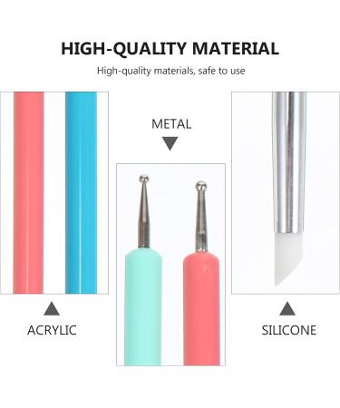 Minkissy 5-Color Silicone Dotting Pens for Nail Art - Manicure Kits & Nail Design Tools - Buy Online on SooperMarket.com