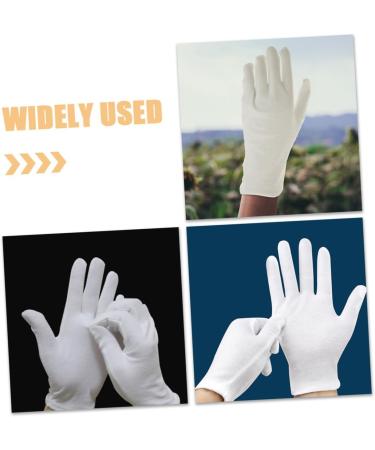 PLAFOPE 12 Pairs Moisturizing Gloves Work Gloves Working Gloves Moisturizing Overnight Gloves Cotton White - Buy Online on SooperMarket.com