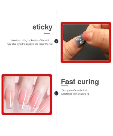Professional Grade 20pcs Nail Glue for Acrylic Nails - Long Lasting Adhesive for Press on Nails - Super Bond for Professional Nail Tips - Buy Online on SooperMarket.com
