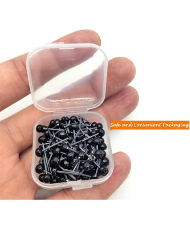 YsesoAi 300-Piece Mini Black Glass Eyes Kit for Needle Felting Bears Dolls Decoys Sewing - 2/3/4mm Assortment (100Pcs Per Size) - Buy Online on SooperMarket.com