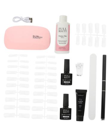 PLAFOPE 1 Set Pieces Manicure Tools Set Nail Dryer Lamp Professional Nail Manicure Mini Nail Kit Poly Extension Kit Nail Art Kit Nail Tools Back Filler for Acrylic Nail Decor Kit Plastic