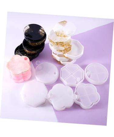 STOBOK 3pcs Box Jewelry Box Silicone Mold Candle Holders Candle Supplies Die Making Mold Ring Box To Rotate White 10.8X10.2X2.6CM - Buy Online on SooperMarket.com