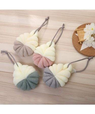 Buy Cabilock 4 Pcs Exfoliating Loofahs - Mesh Shower Balls & Bath Puff for Ultimate Body Cleanse | International Shipping Available - Buy Online on SooperMarket.com