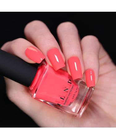 ILNP Summer Neon Coral Pink Cream Nail Polish - 0.40 Fl Oz (Pack of 1) - Buy Online on SooperMarket.com