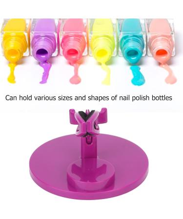 Nail Polish Holder Wide Angle Adjustable Nail Polish Holder Amateur Painting Base (Purple) - Buy Online on SooperMarket.com
