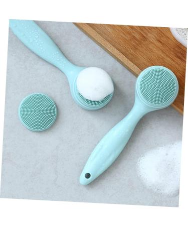 Shop 3 Sets Cleansing Brush & Pore Scrubber | Silicone Facial Scrubbers for Deep Cleaning | Best Face Massager Tool - Buy Online on SooperMarket.com