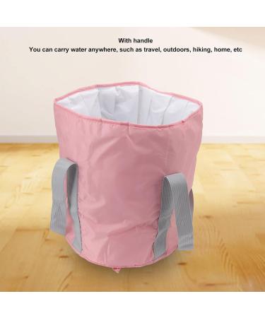 Collapsible Foot Bath Basin Double Layer Foot Bath Basin with Storage Bag Portable Travel Collapsible Foot Basin Folding Foot Bath Tub for Outdoor(pink) - Buy Online on SooperMarket.com