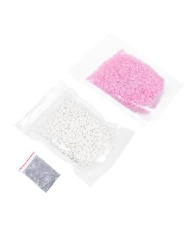 Beavorty 1 set of wax bean set for hair removal kit for pain-free hair removal hardwax beans hair removal cream beans grow practical waxing household colophone pink 1 piece (1 Pack)