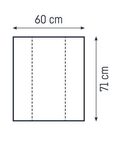 Buy Julius Z llner 2-Wedge Changing Mat 60x71 cm - Grobies Foil | International Shipping Available - Buy Online on SooperMarket.com