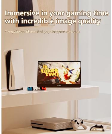 INNOCN Portable Monitor 15.6" OLED 1080P FHD USB C Laptop Monitor HDMI Computer Display HDR Gaming Monitor w/Detachable Stand & Speakers - 15A1F - Buy Online on SooperMarket.com