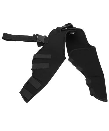 BORDSTRACT Dog Leg Braces for Hind Leg Adjustable Dog Knee Brace for Cruciate Ligament Injury Protecting Wounds Surgery Healing Arthritis Joint Pain and Muscle Sore HJ25 S