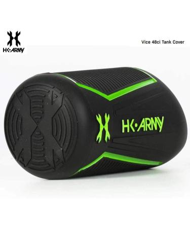 HK Army Vice 48ci Tank Cover - Black/Green | Durable Protection for Paintball Tanks - Buy Online on SooperMarket.com