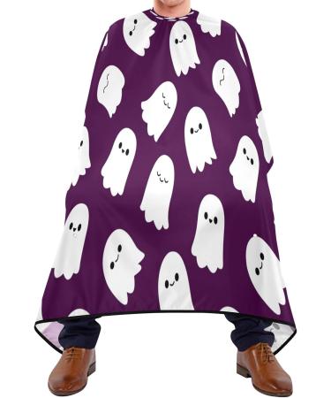 Kigai Happy Halloween Barber Cape - Waterproof Hair Cutting Cape for Men & Women - Adjustable Snap Closure for Professional Salon Use - Buy Online on SooperMarket.com
