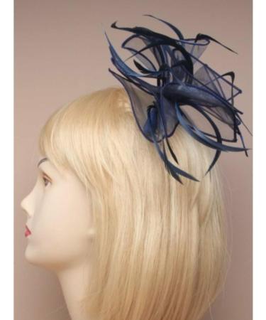 Arranview Jewellery Navy blue fabric fascinator on comb - Buy Online on SooperMarket.com