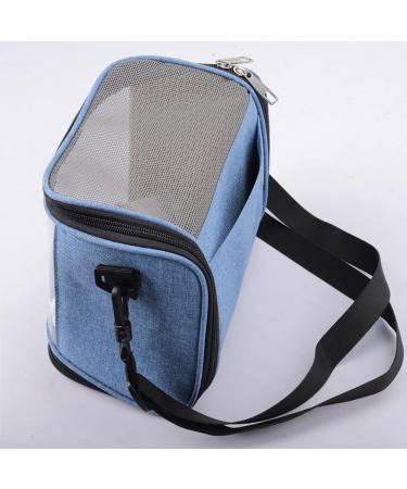 Osindii Bird Travel Cage Small Animals Hamster Carrier Bag PVC Transparent Parrots Travel Cage Breathable Pet Birds Bag Backpack with Shoulder Strap (blue) - Buy Online on SooperMarket.com