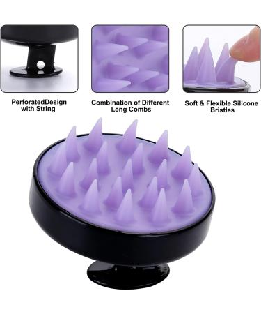 MAVGV Scalp Massager Shampoo Brush Loofah Set with Long Handle Back Brush and Bath Loofahs - Buy Online on SooperMarket.com