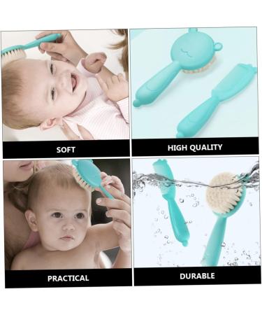 Kisangel 3-Piece Toddler Scalp Comb Cap Brush Set - Baby Bath and Shampoo Safety Tools - Buy Online on SooperMarket.com