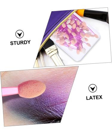 Beavorty 50pcs Double Ended Eyeshadow Brush Latex Outfit Premium Makeup Woman Makeup Tools Fan Sponge - Buy Online on SooperMarket.com