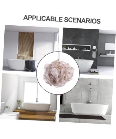 3pcs Bath Ball Shower Poufs - Mesh Bubble Maker Scrubber | International Shipping - Buy Online on SooperMarket.com