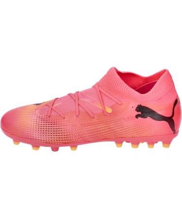 PUMA Unisex Kids Future 7 Match Mg Jr Soccer Shoe | 34 EU | Sunset Glow & Puma Black | International Shipping Available - Buy Online on SooperMarket.com