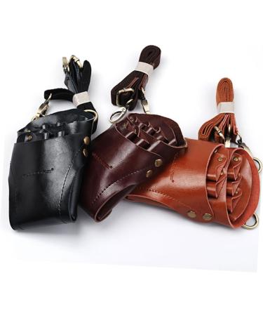 Shop Minkissy 2PC Cosmetic Brush & Hairdressing Belt Bag - Stylish Tool Holder for Hairstylists & Makeup Artists | Vintage Scissor Stand Included - Buy Online on SooperMarket.com