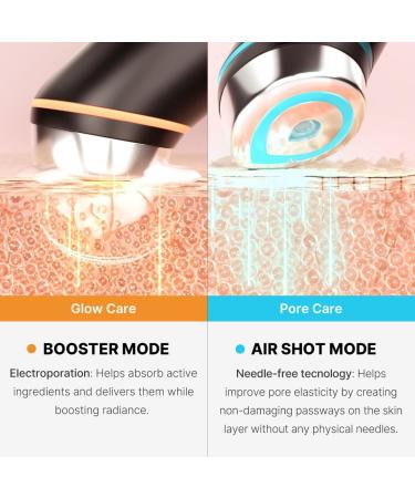 Medicube Age-R Booster Pro - 6-in-1 Real Glass Glow Device for Enhanced Absorption Radiance and Pore Care | LED Anti-Wrinkle Korean Skin Care - Buy Online on SooperMarket.com
