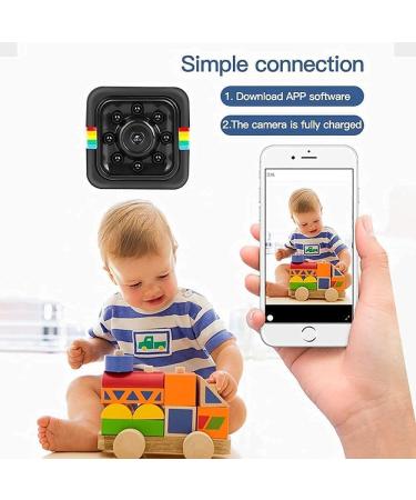 Mini WiFi Hidden Spy Camera for Home Security - Pet/Baby Monitor, Indoor/Outdoor, Real-Time Mobile Viewing - Buy Online on SooperMarket.com