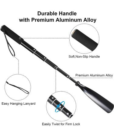 Telescopic Long Shoe Horn - Sturdy Aluminium Alloy - Ideal for Seniors, Men, Women, Kids - Easy Use for Boots - 16-38 inch - Buy Online on SooperMarket.com