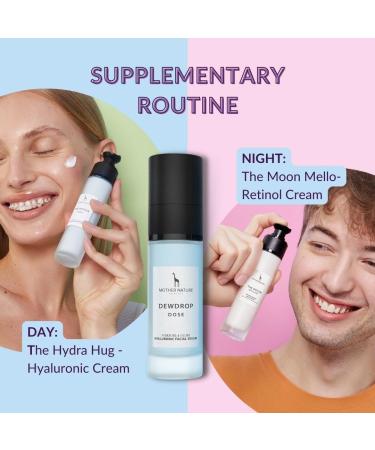 Hyaluronic Acid Serum with ORGANIC Aloe Vera - NATURAL COSMETICS VEGAN - Highly Concentrated - 30ml - Intensive Moisturising Face Care - Buy Online on SooperMarket.com