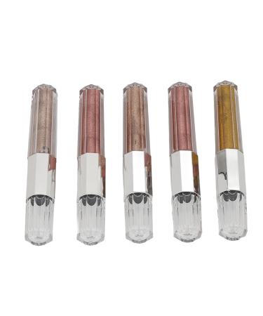 Metallic Nail Polish Easy to Use 5 Colors Metallic Nail Gel Fine Texture for DIY Salon At Home