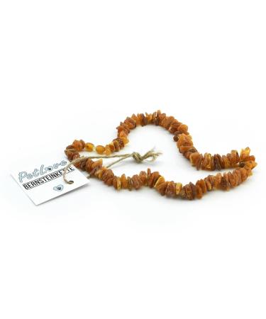 PetLove amber necklace dog 100% Baltic amber Collar for dogs & cats Length: 30cm