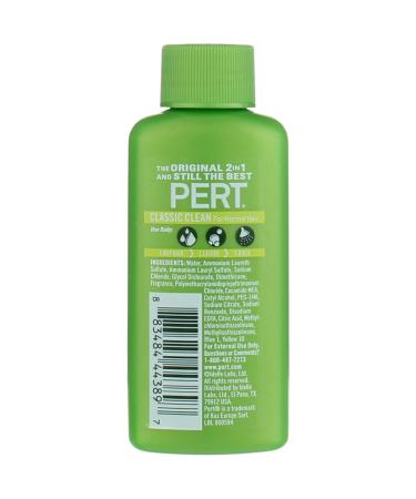 Pert Plus 2-in-1 Shampoo & Conditioner Classic Clean 1.70 oz - Pack of 6 - Buy Online on SooperMarket.com