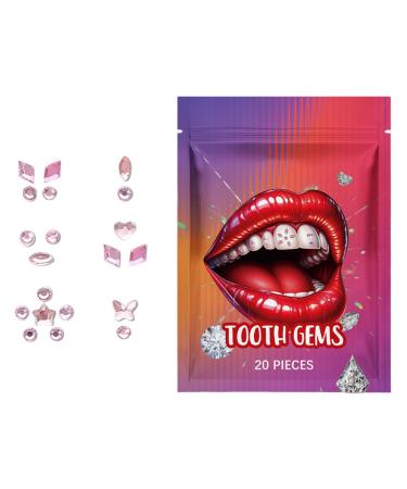Rhinestone Stickers for Teeth - Gemstone Stickers for Teeth | Multifunctional Teeth Supplies Decorative Daily Teeth Decor for Shopping Dating