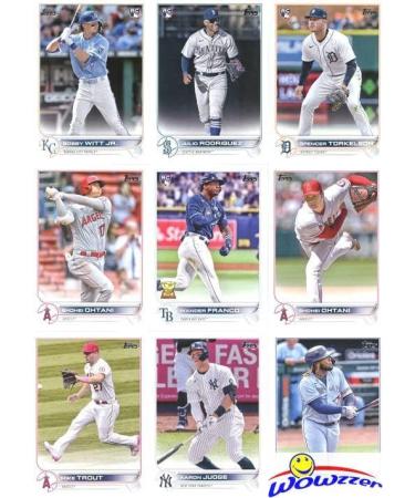 2022 Topps Baseball Complete 668 Card Factory Set | (5) Exclusive Foilboards #/390 | Series 1 & 2 Rookies Julio Rodriguez, Bobby Witt Jr & More - Buy Online on SooperMarket.com