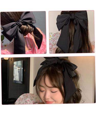 BELLIFFY Bow Hairpin Large Hair Bows for Women Ribbon Hair Clip Ribbon for Hair Big Hair Bows Hair Clips Hair Ribbons Hair Barrettes for Women Barrettes for Thick Hair Large Bow Hair Clip - Buy Online on SooperMarket.com