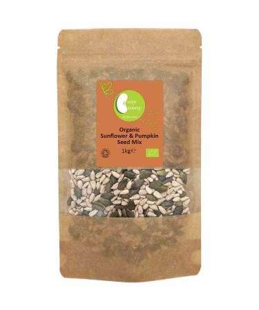 Organic Sunflower & Pumpkin Seed Mix - Certified Organic - by Busy Beans Organic (1kg)