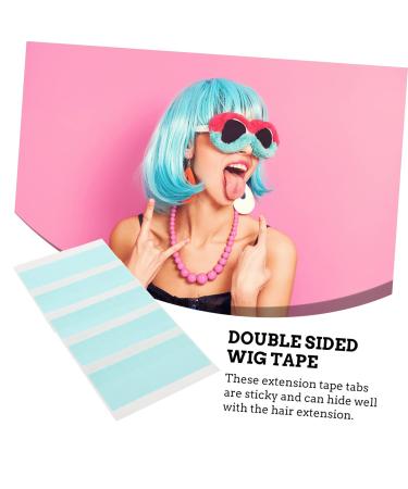 5 Sheets Double-Sided Tape - Waterproof Adhesive Stickers for Hair Extensions Wigs and Nails - 2x0.5cm - International Shipping - Buy Online on SooperMarket.com