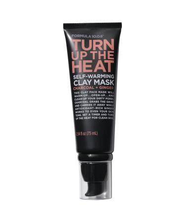 Formula 10.0.6 Turn Up The Heat Self-Warming Clay Mask (2.54 Fl Oz.) Clay Mask that Opens & Cleans Dirty Pores - Vegan Paraben-Free Sulfate-Free Dye-Free & Cruelty-Free
