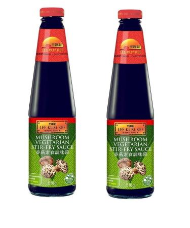 (2 Bottles) Lee Kum Kee Mushrooms Vegetarian Oyster Flavour Stir-Fry Sauce 510 g