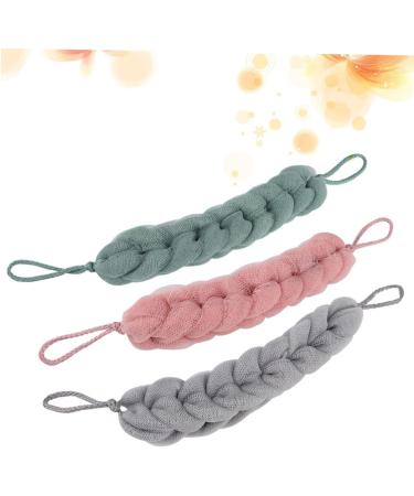 FRCOLOR 6 Pcs Pink Body Wash Green Towel Set - Silicone Dish Sponge, Back Scrubber, Bathing Brush, Loofah, Massage Towel - Miss Spa Towels for Body - Mx2pcs - Buy Online on SooperMarket.com